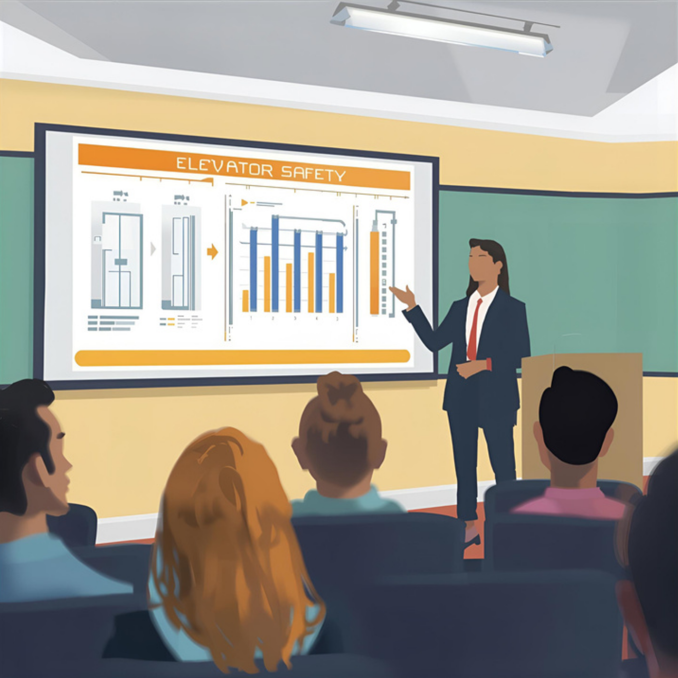 Palestra sobre Segurança de Elevadores